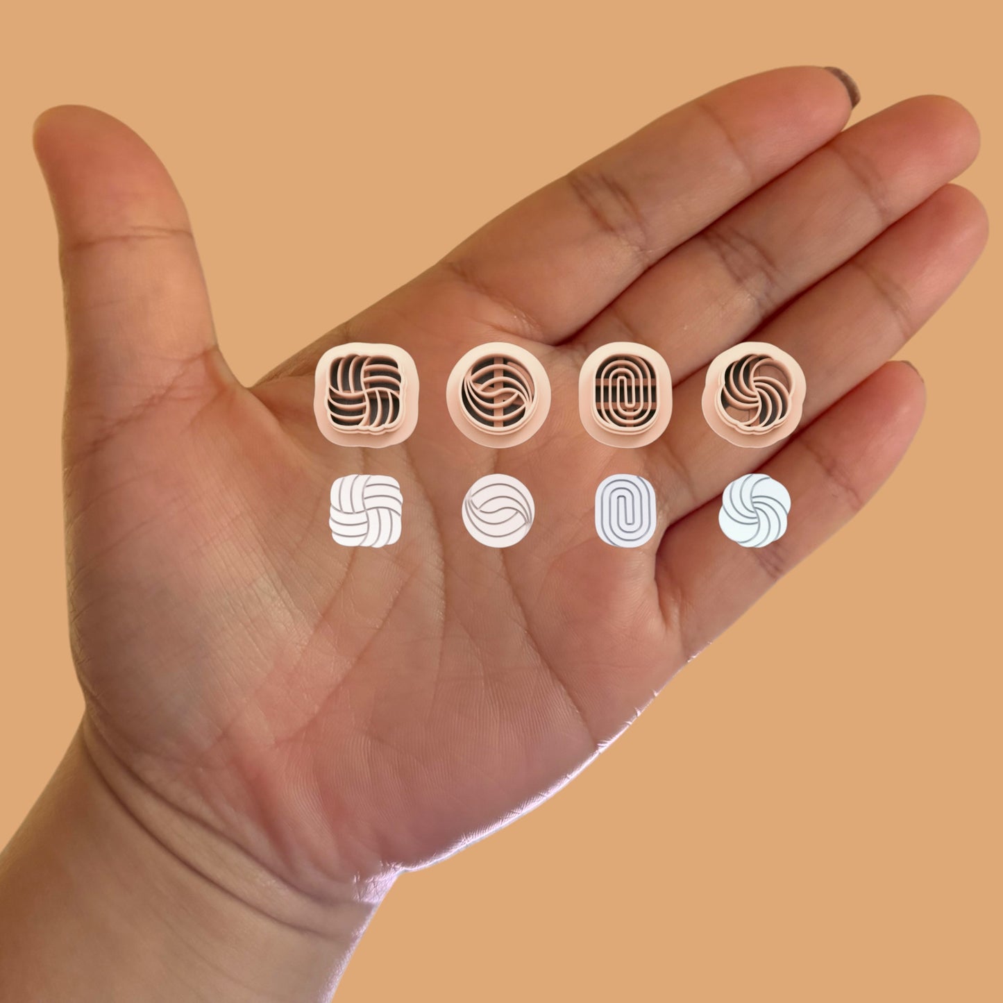 Maze Earring Pack with Precious Stone