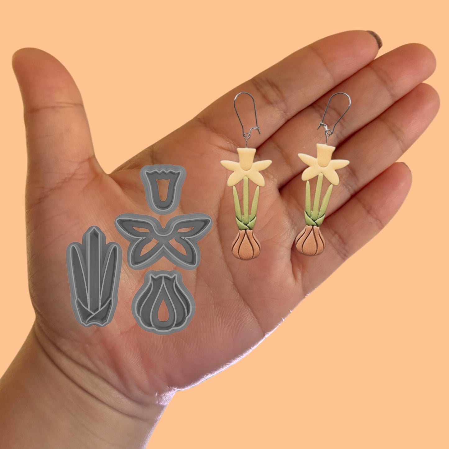 DAFFODIL Earring Clay Cutter