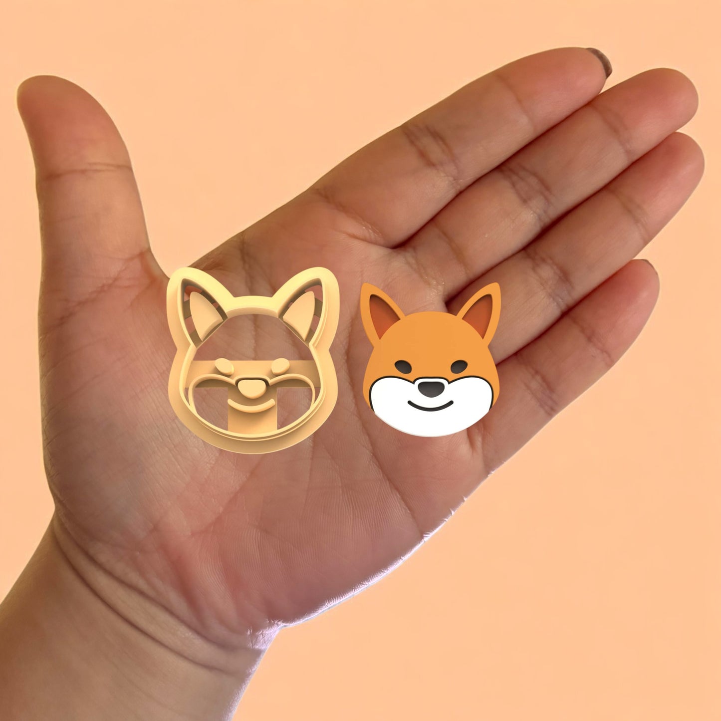 Shiba Inu Dog Polymer Clay Cutter