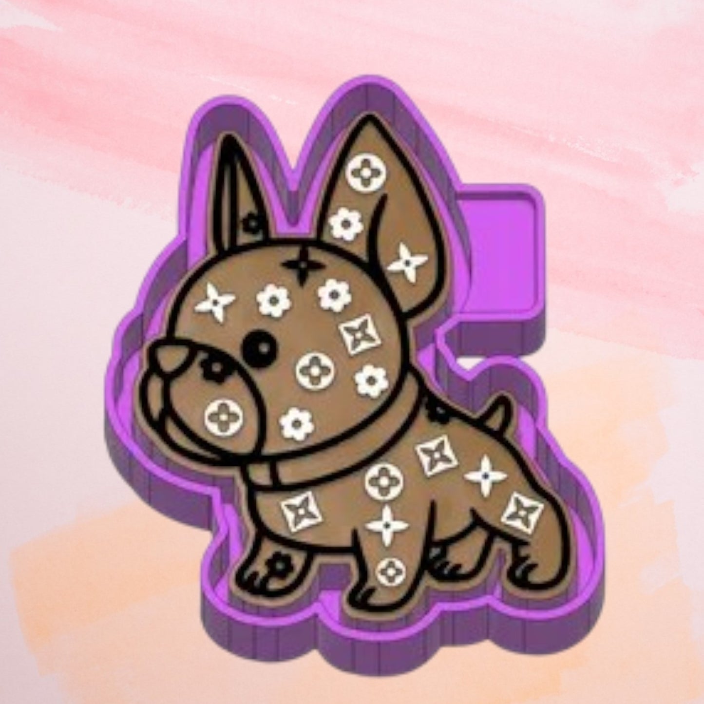 Frenchie LUx freshie silicone mold