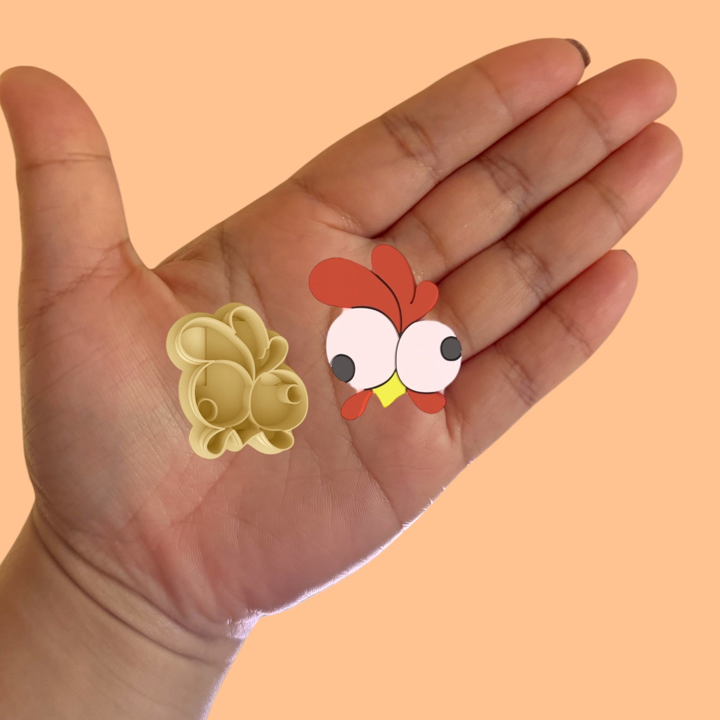 Rooster face Clay Cutters
