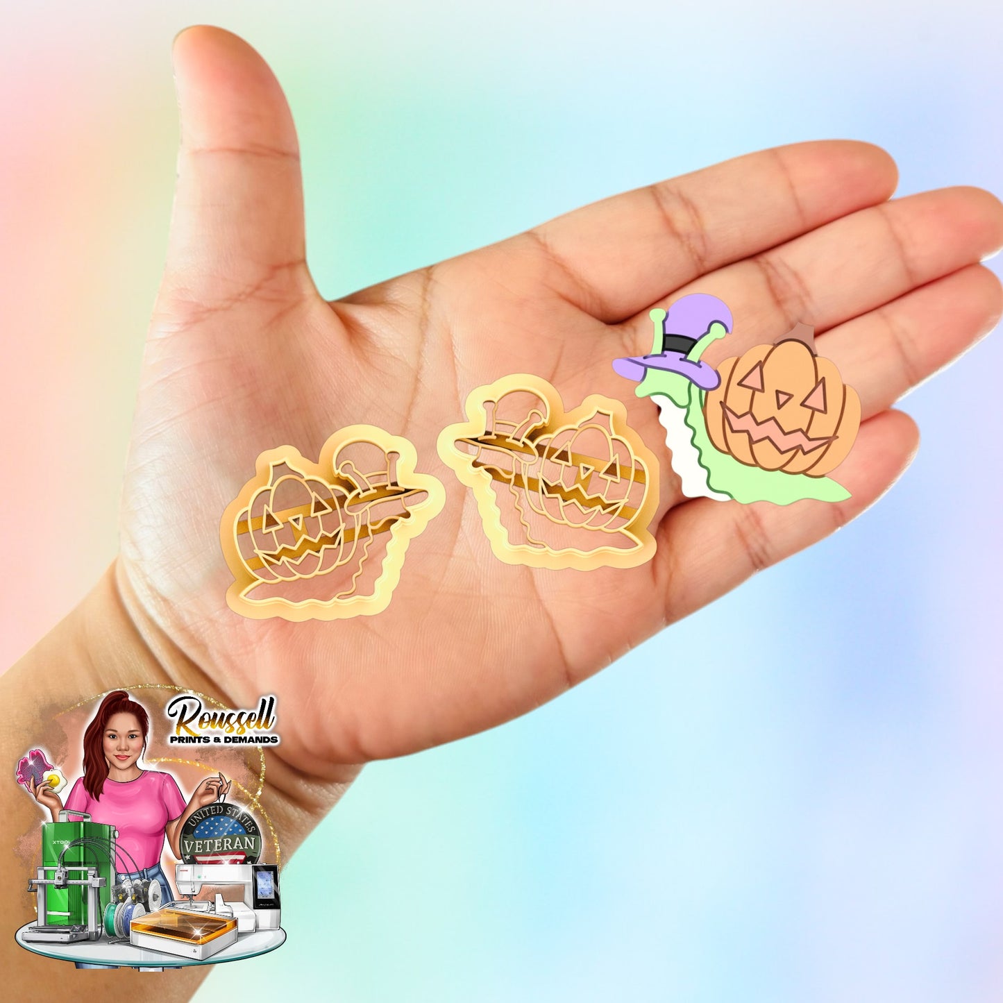 Witch Snail Polymer clay cutter