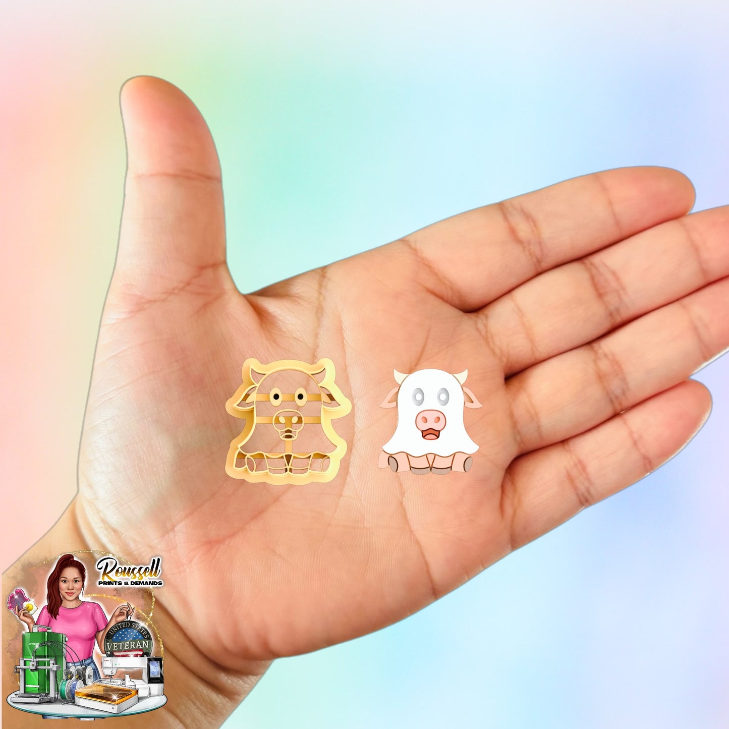 Ghost Cow cutter 3d printed