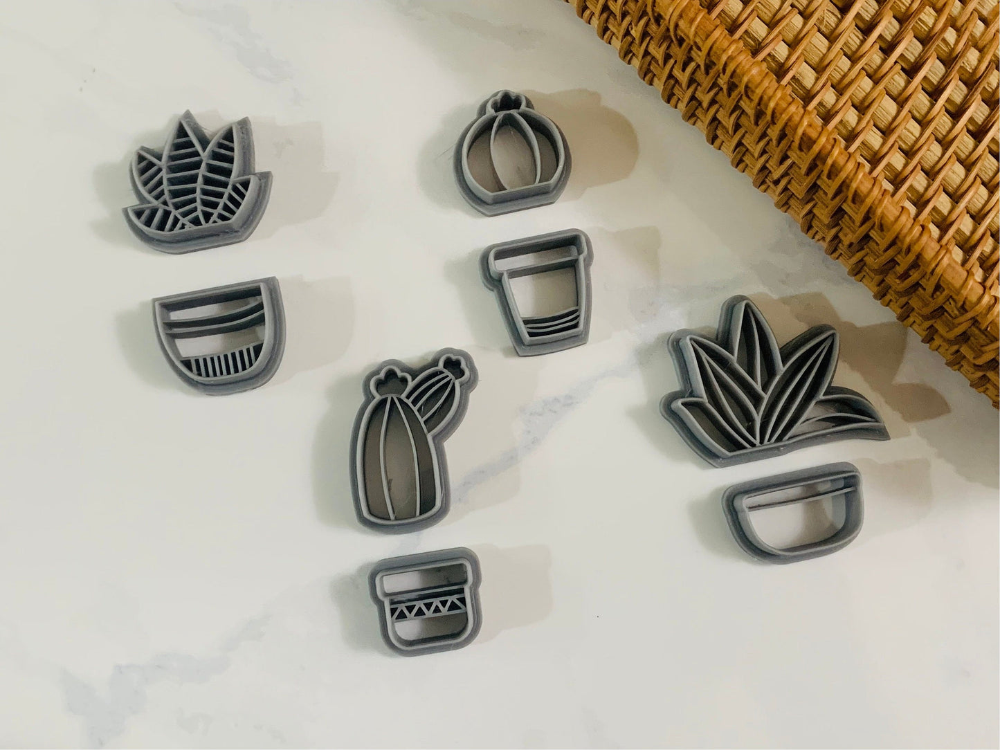 planters set Polymer Clay Cutters