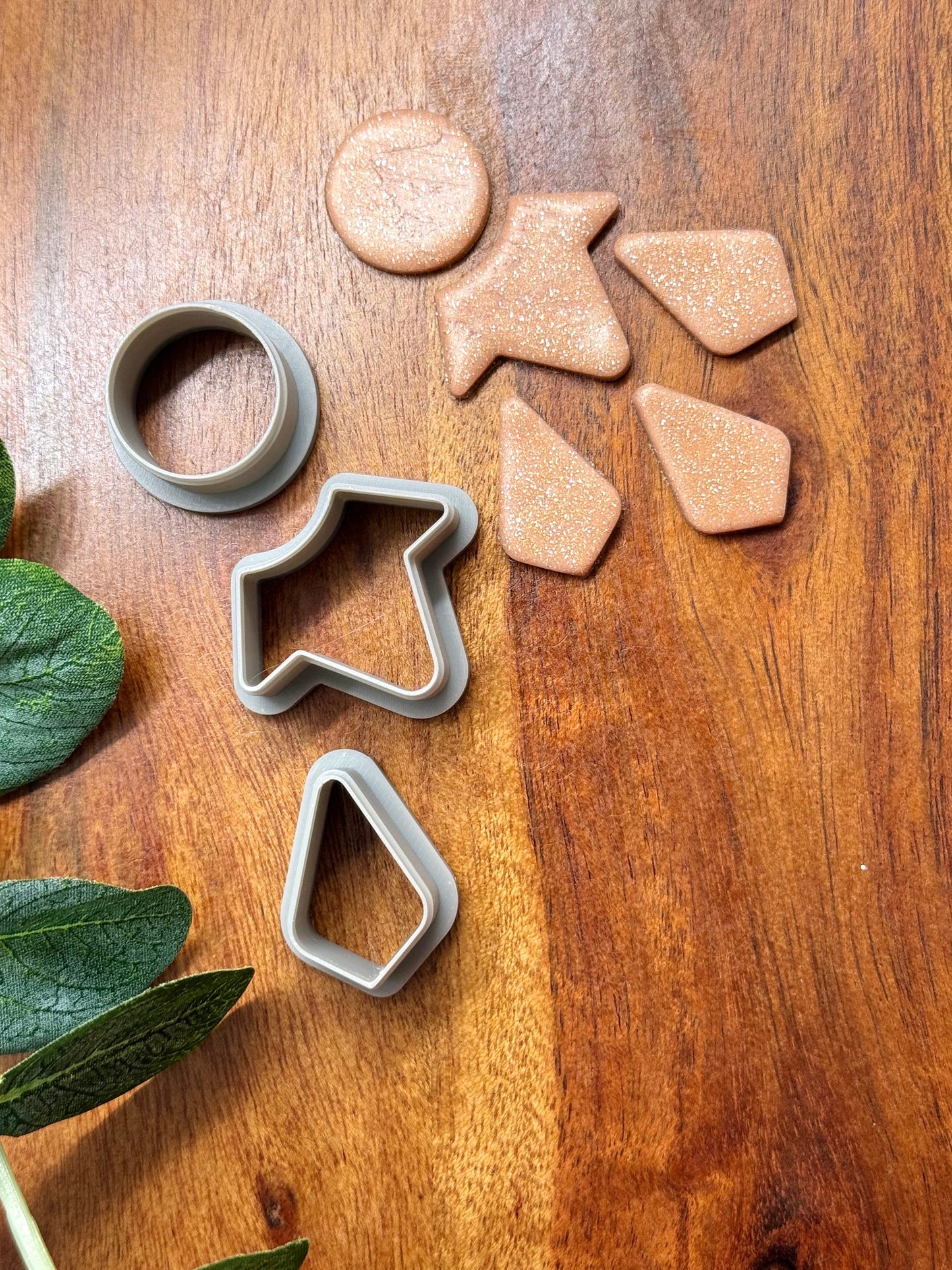 Organic Triple Shape B Polymer Clay Cutter