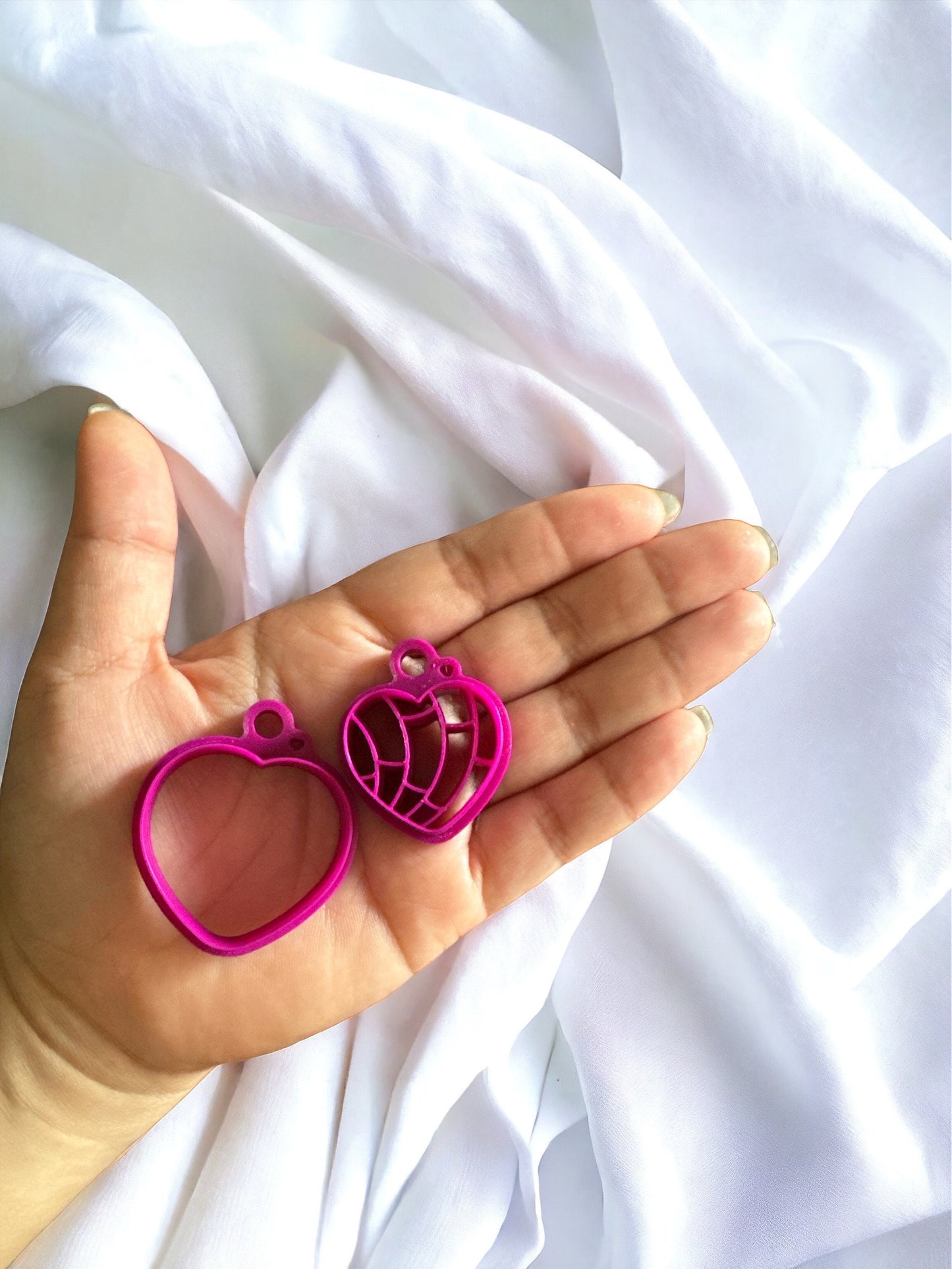 Heart Concha Clay cutter | clay cutter | polymer clay cutter|