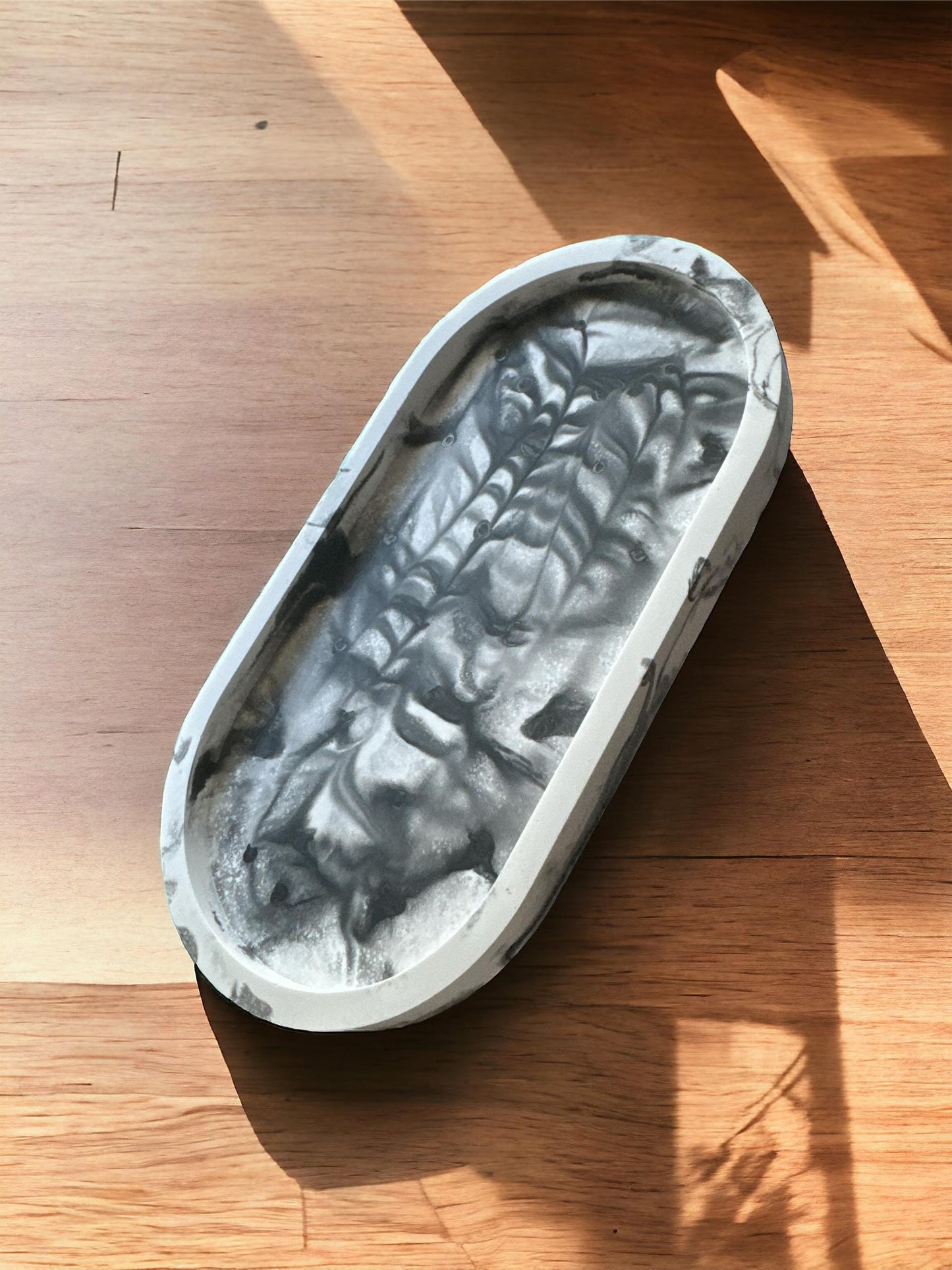 Tray, Bathroom Tray, Oval, Kitchen Tray, Concrete Tray, Jewelry Tray, Minimalist, Soap Bottle Tray, Kitchen Accessories, Bathroom Accesories