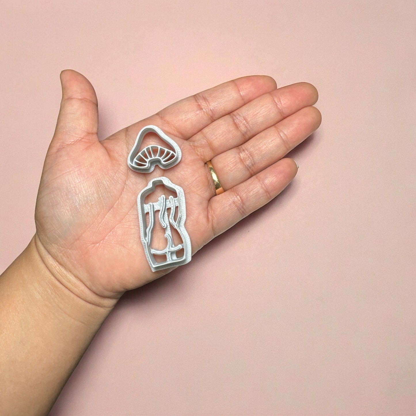Mushroom Woman Polymer Clay Cutter