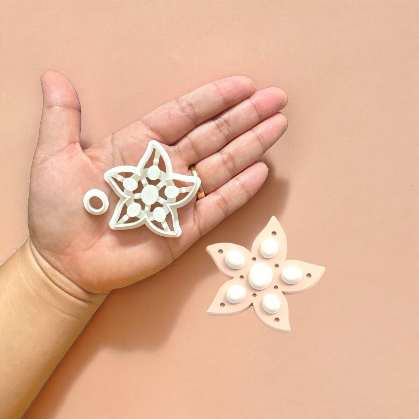 Summer Sea Star with Precious Stone B, Summer Clay Cutters,