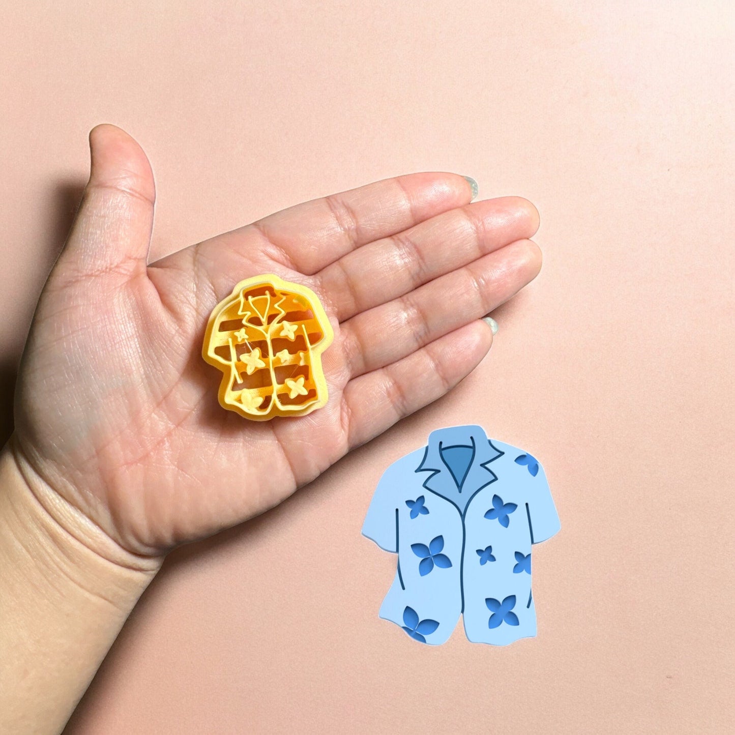 Hawaiian Shirt clay cutter