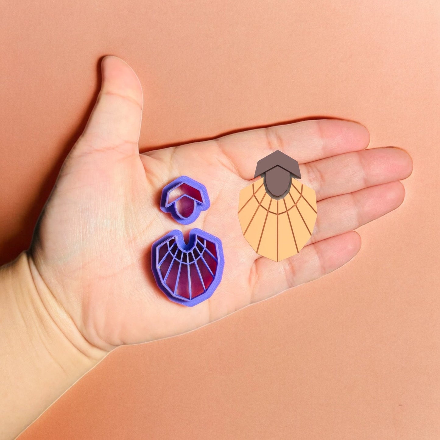 Macrame Earring E Clay Cutter, Earring Clay Cutter