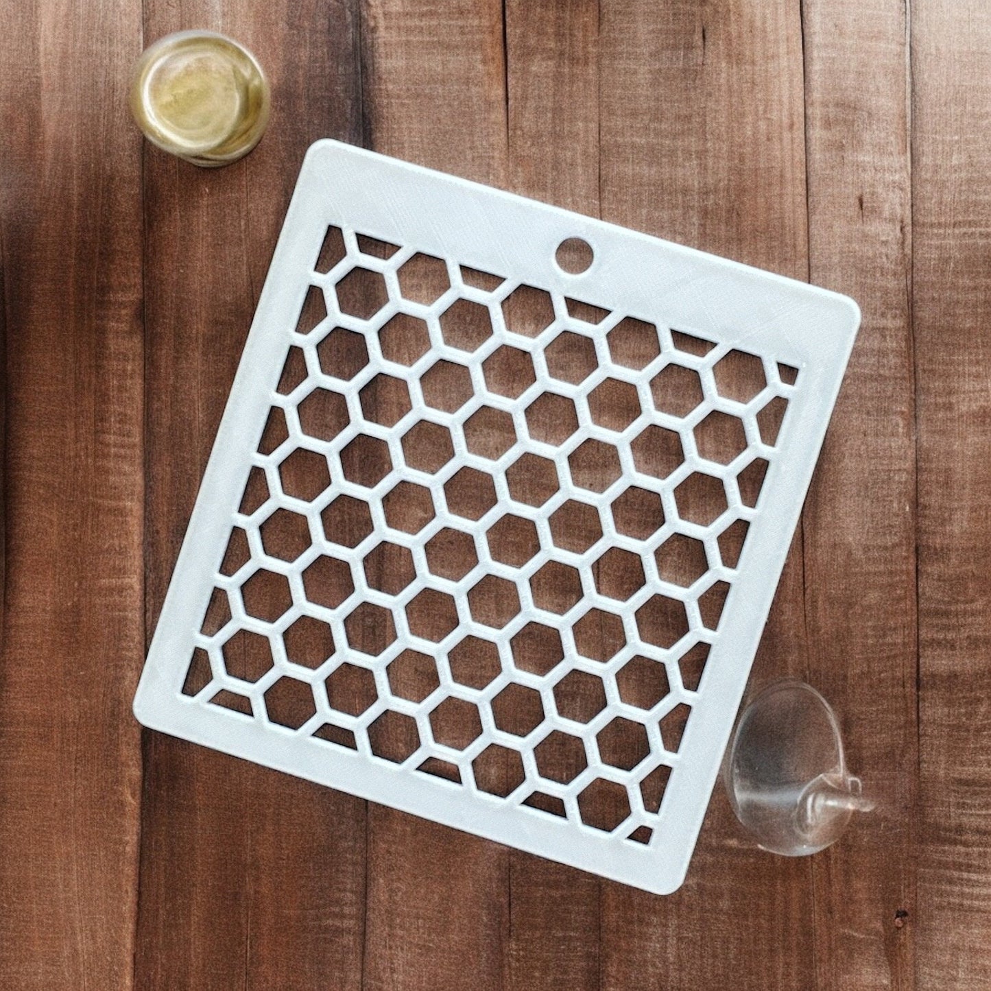 Honey comb | Stencil cookie | Stencil for Polymer clay | Stencil for baking
