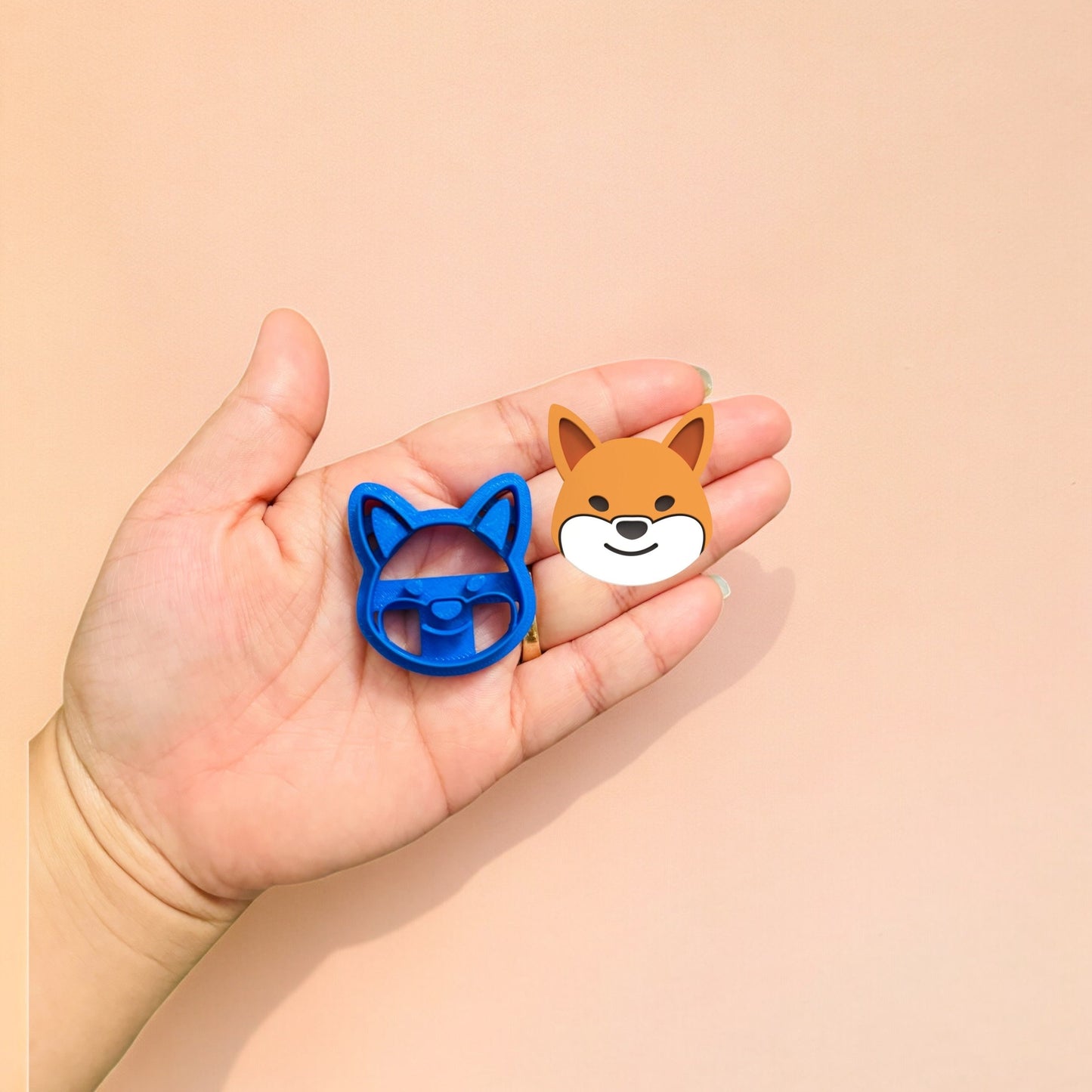 Shiba Inu Dog Clay Cutter, Dog Clay Cutter, Dog Face, Animal Clay Cutters