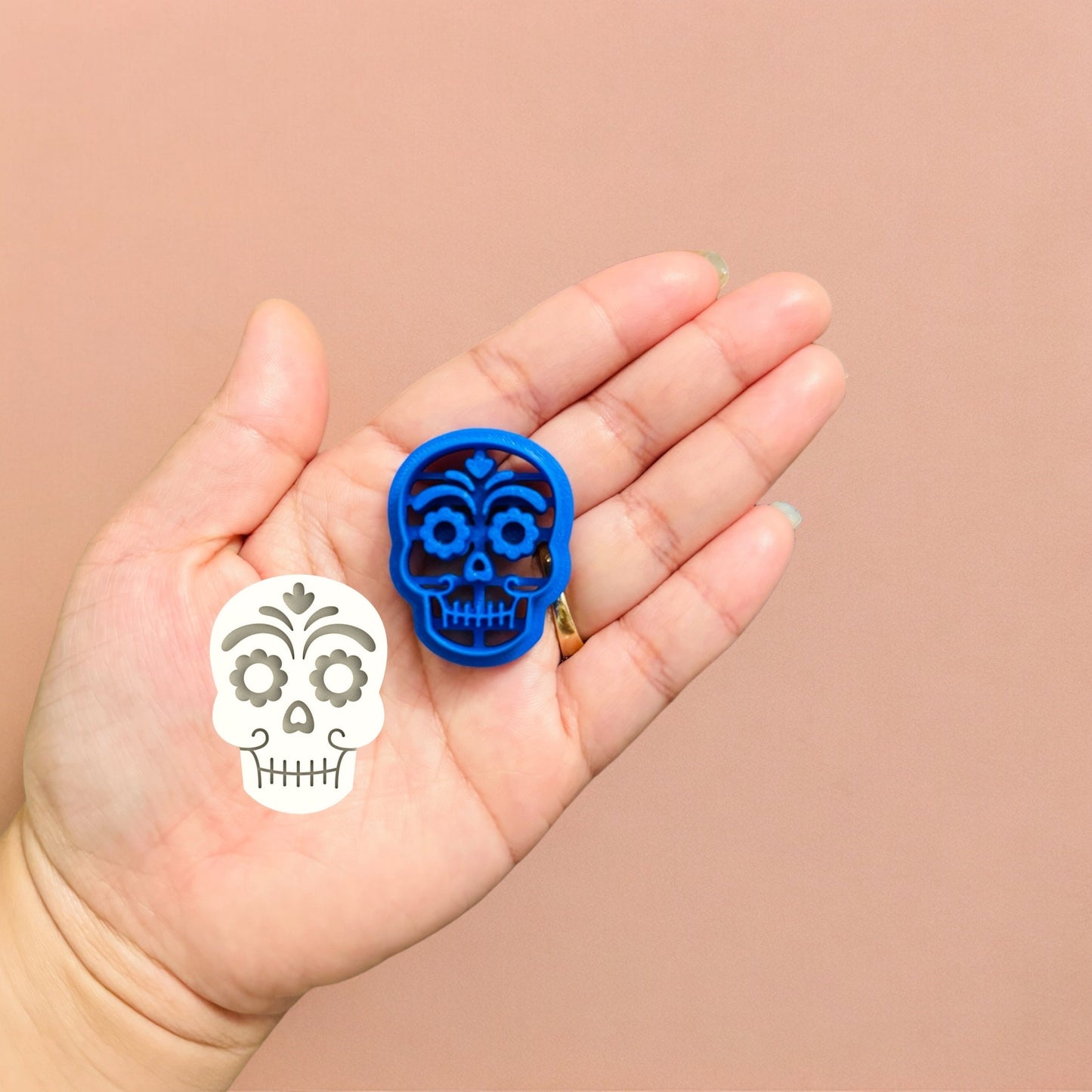 Sugar Skull Cutter polymer clay | halloween cutter |