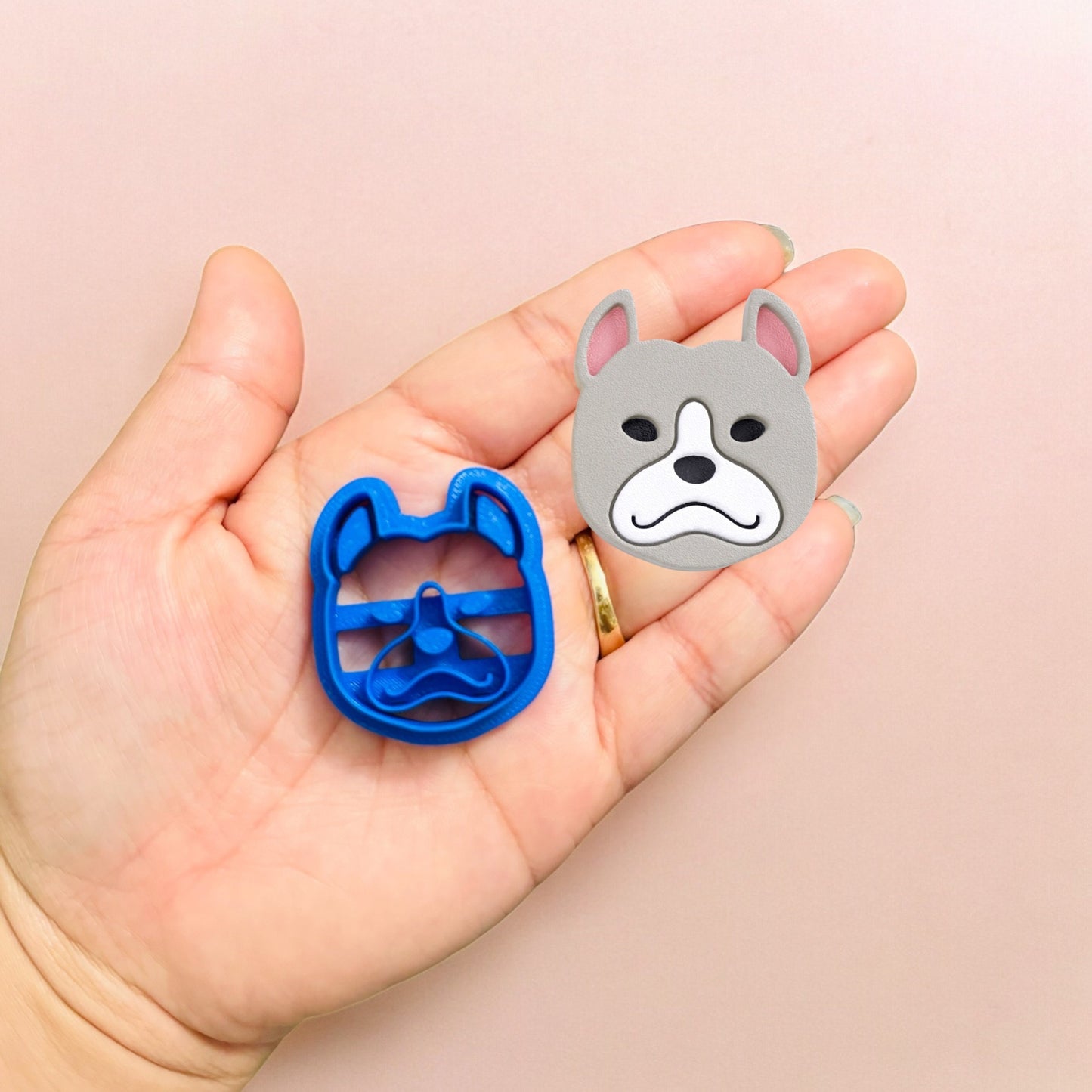 Pit Bull Dog Clay Cutter, Dog Clay Cutter, Dog Face, Animal Clay Cutters,