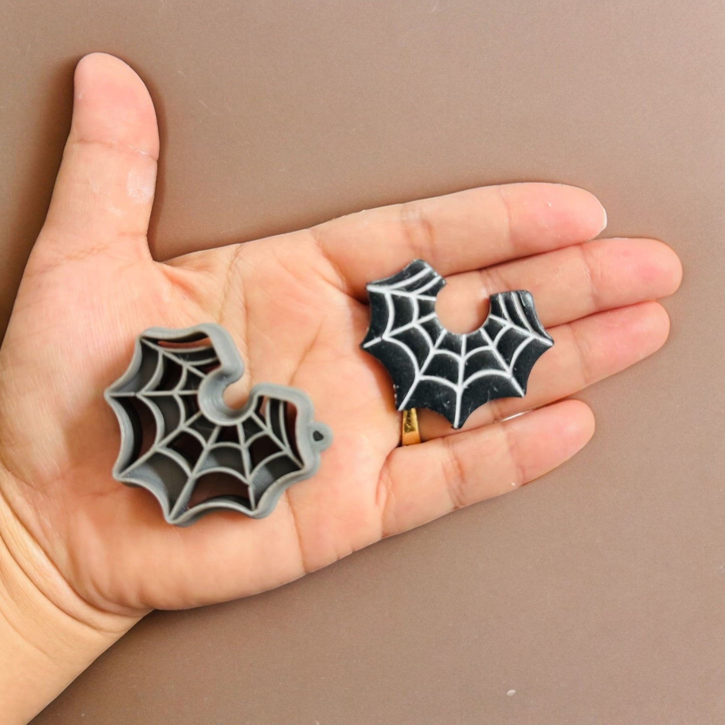 Spider Web hoop Polymer Clay cutter