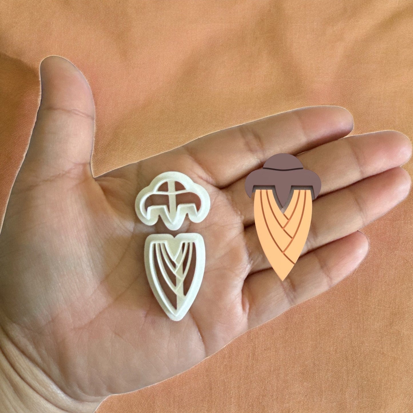 Macrame Earring I polymer clay cutter | Unique clay cutter