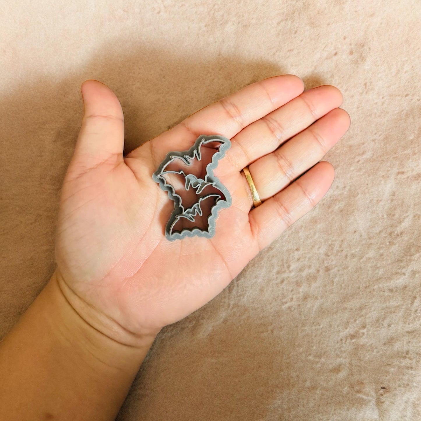 Three Bats Clay Cutter, Halloween Clay Cutter