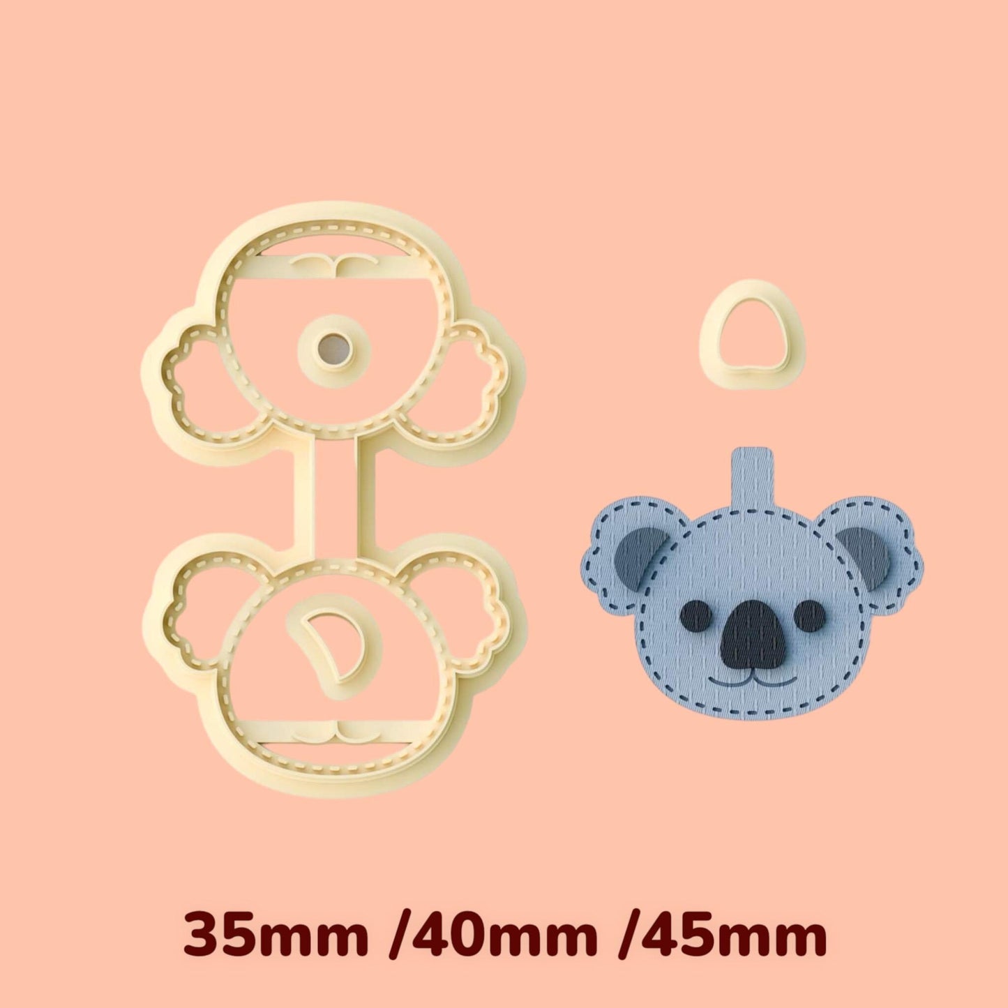 Koala Keychain clay cutter