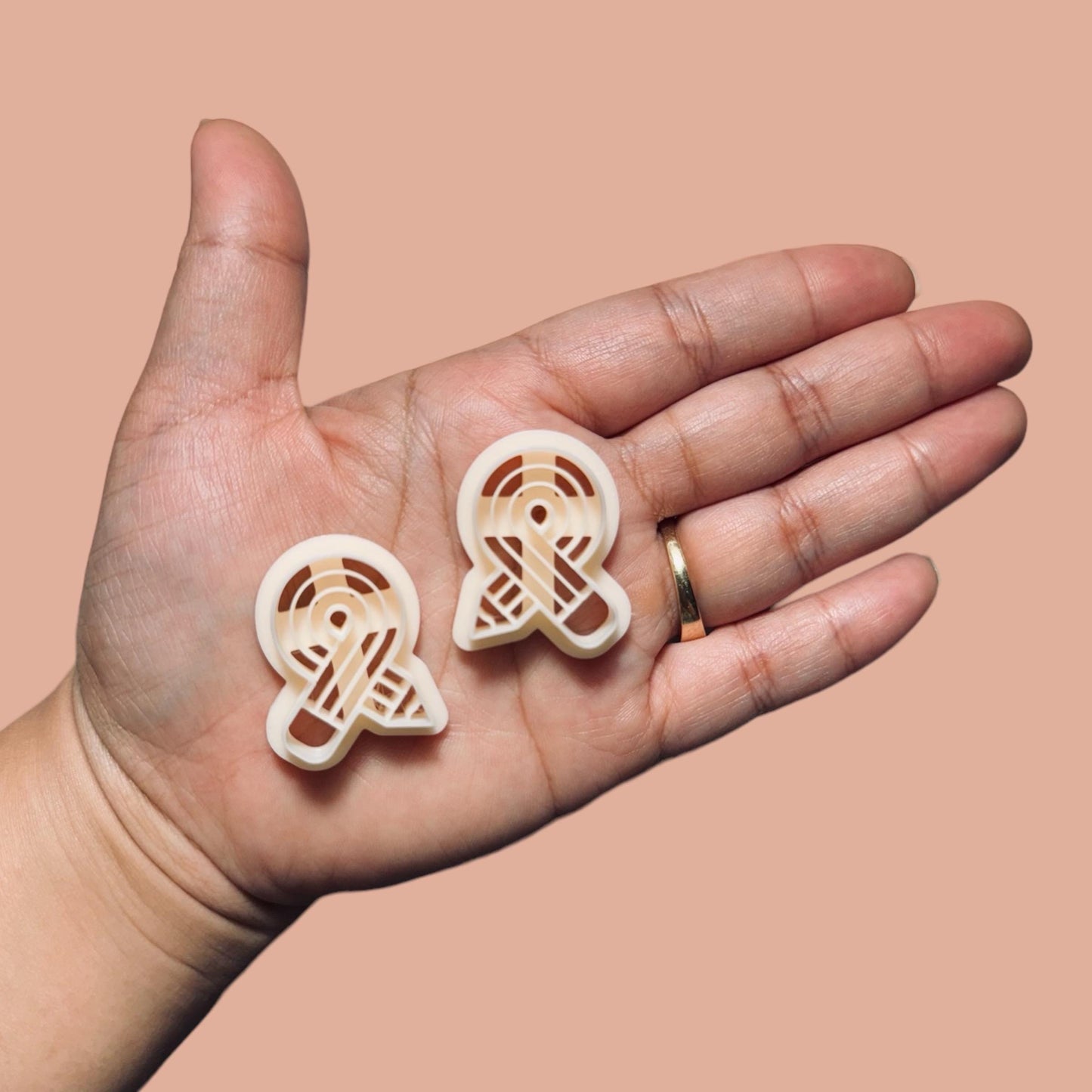 Arch Knot Pencil mirrored set Clay cutter Polymer clay cutter