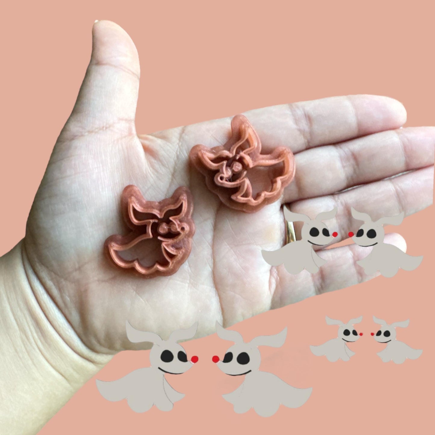 Ghost Dog clay cutter mirrored set