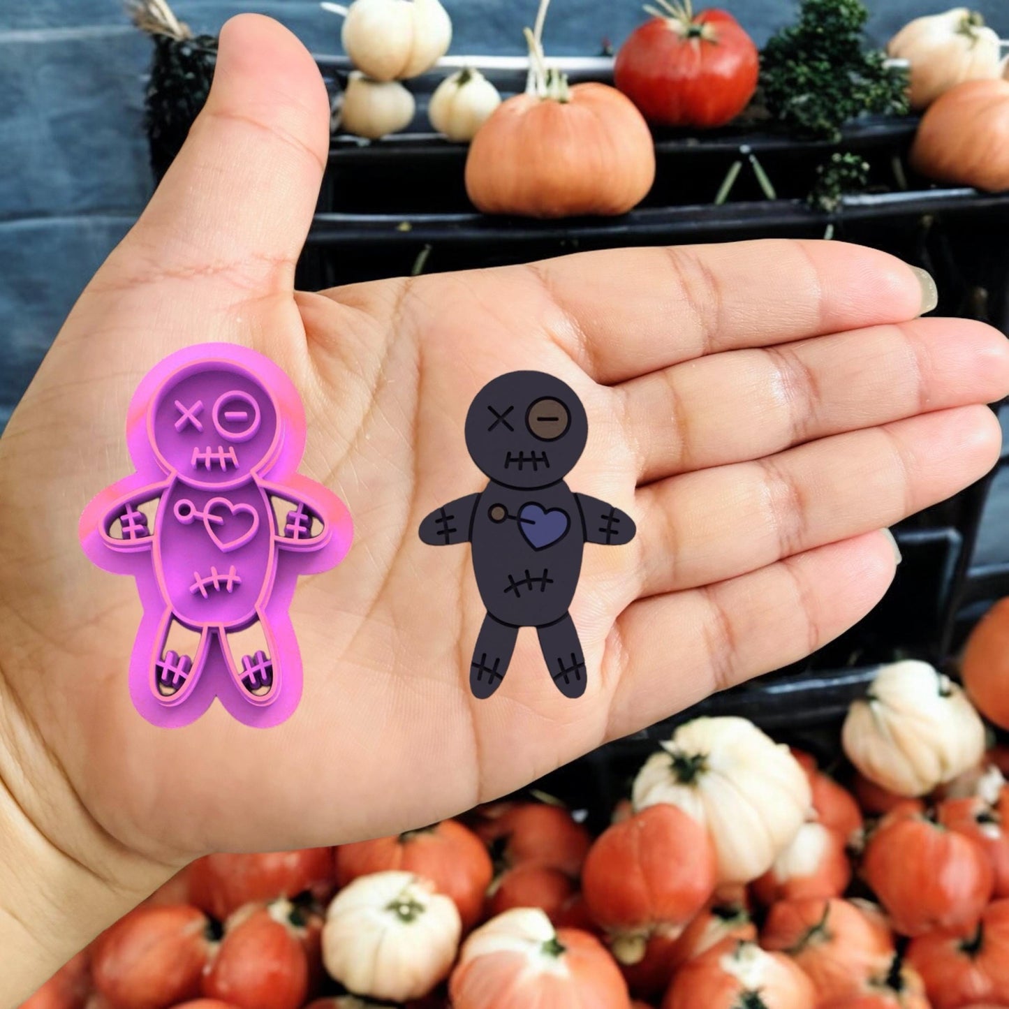 Voodoo Doll Halloween Clay cutter