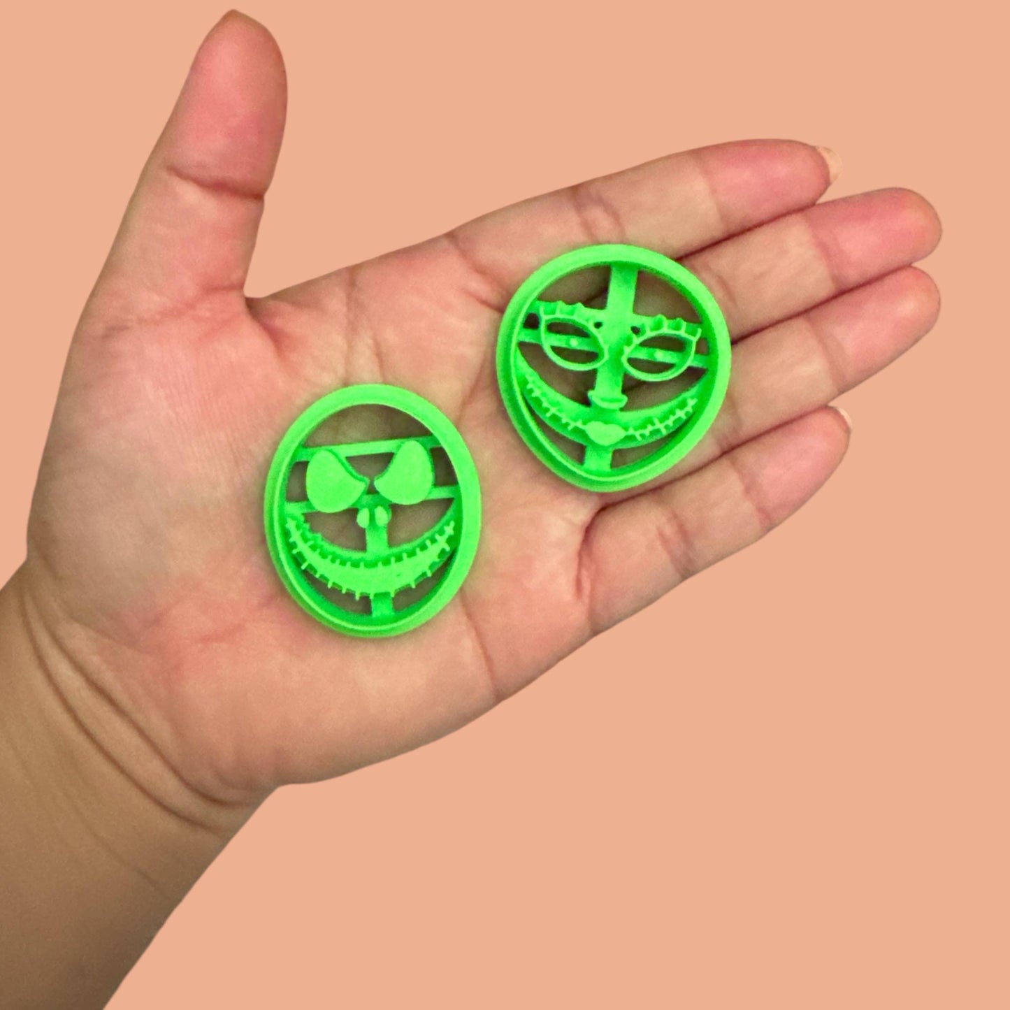 Jack Sally Polymer clay cutter | Halloween clay cutter