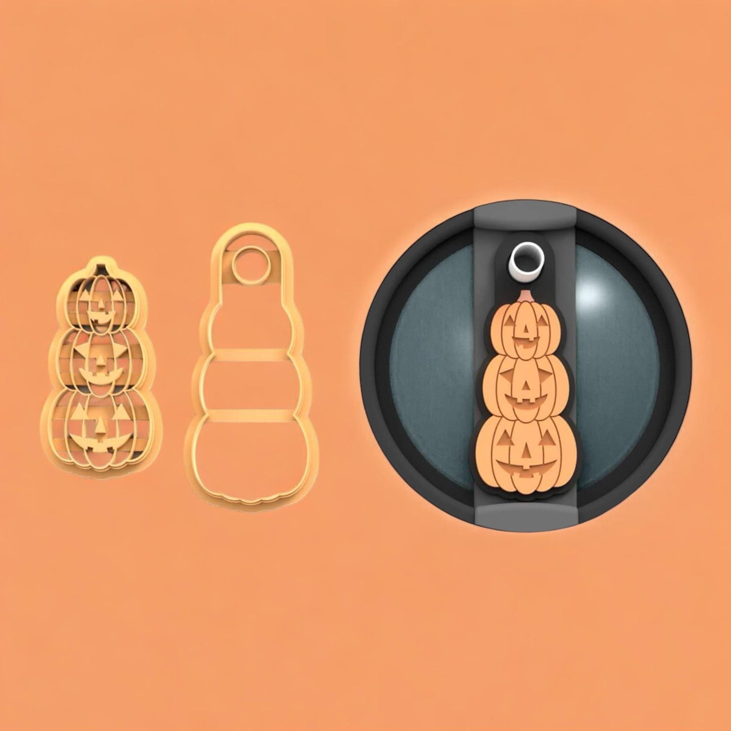 Pumpkin topper cutter | halloween clay cutter