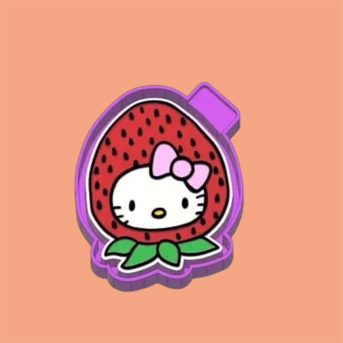 Strawberry HK Freshie Silicon Mold / Molder