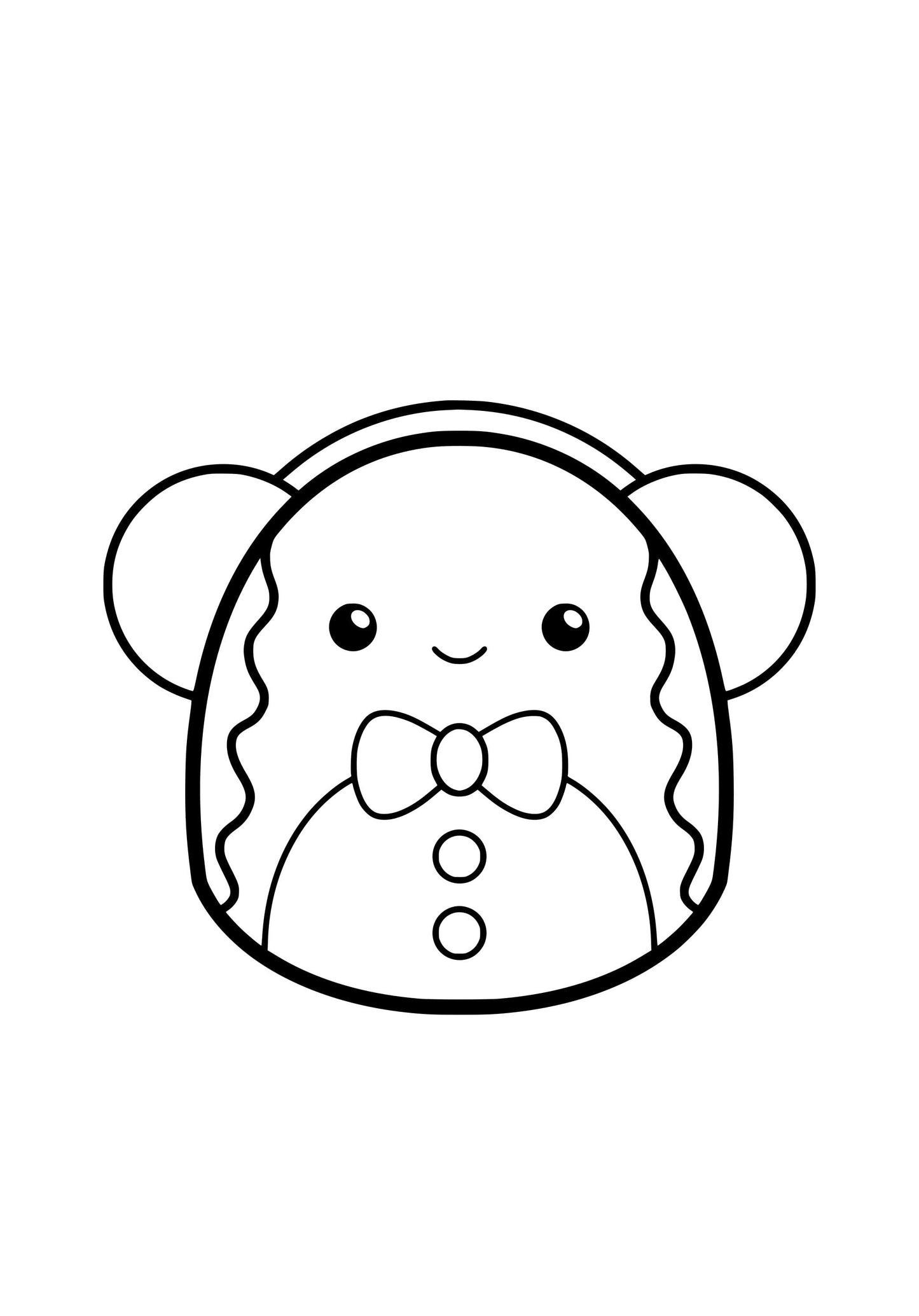 Squishmallow Christmas Cookie cutter- Cookie Cutter - Stamp - Fondant Cutter