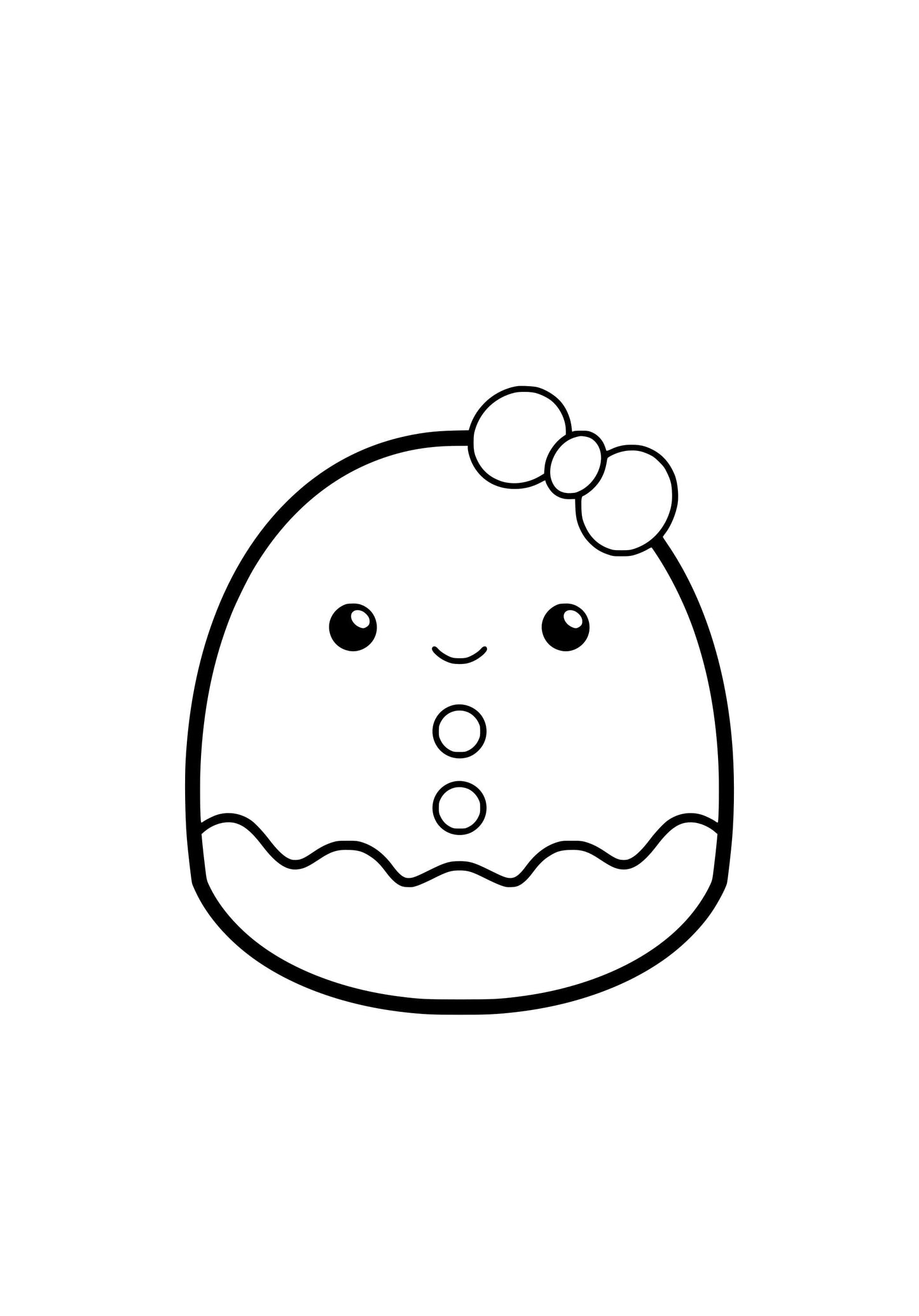 Squishmallow Christmas Cookie cutter- Cookie Cutter - Stamp - Fondant Cutter