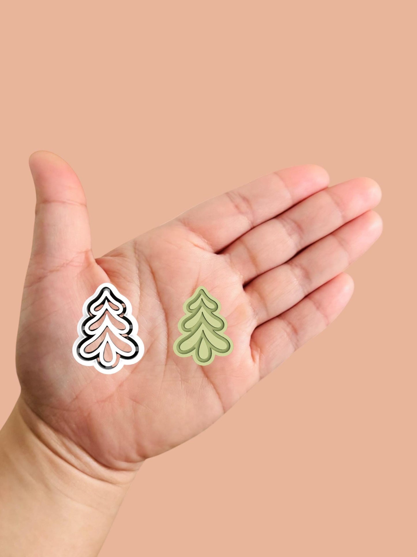 Tree 19 Christmas Polymer Clay Cutters