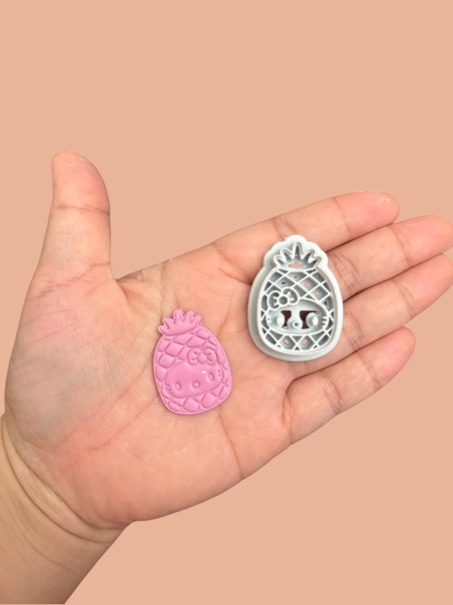HK pineapple Squishmellow Polymer clay cutter | Air dry clay cutter