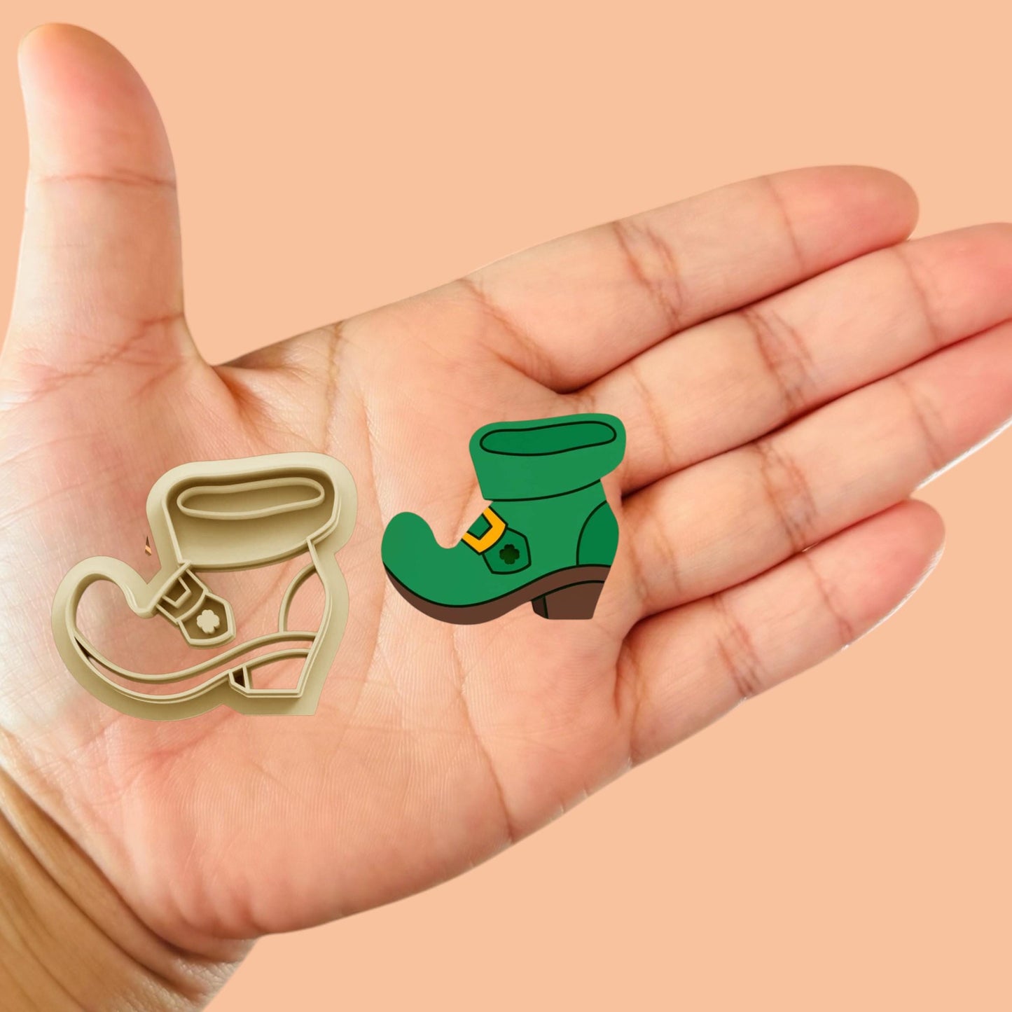 Leprechaun Boot Polymer clay cutter