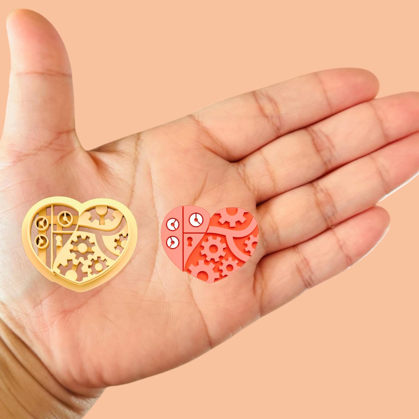 Mechanical Heart Valentines Cutter