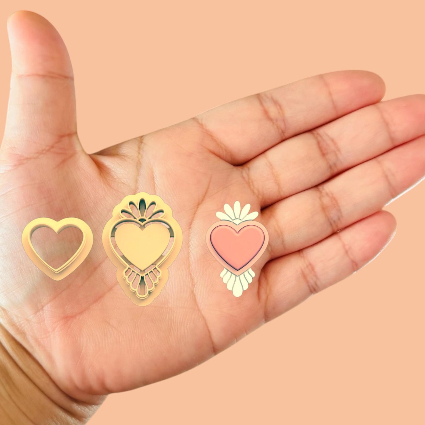Heart with Precious Stones Valentines Cutter