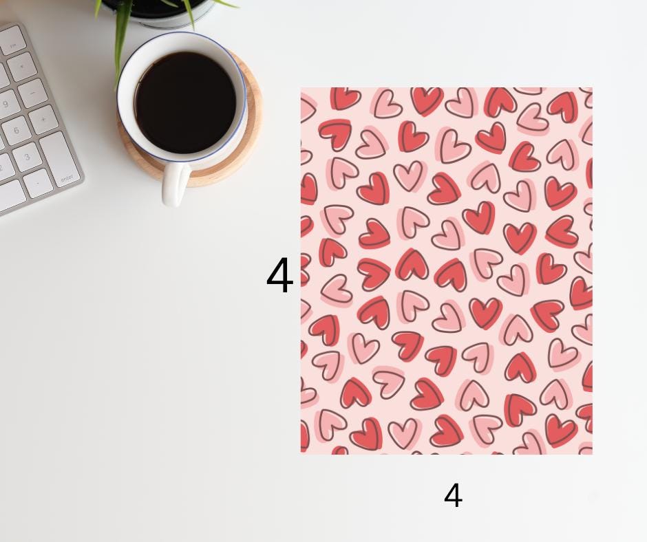 Valentines Transfer sheet 4x4