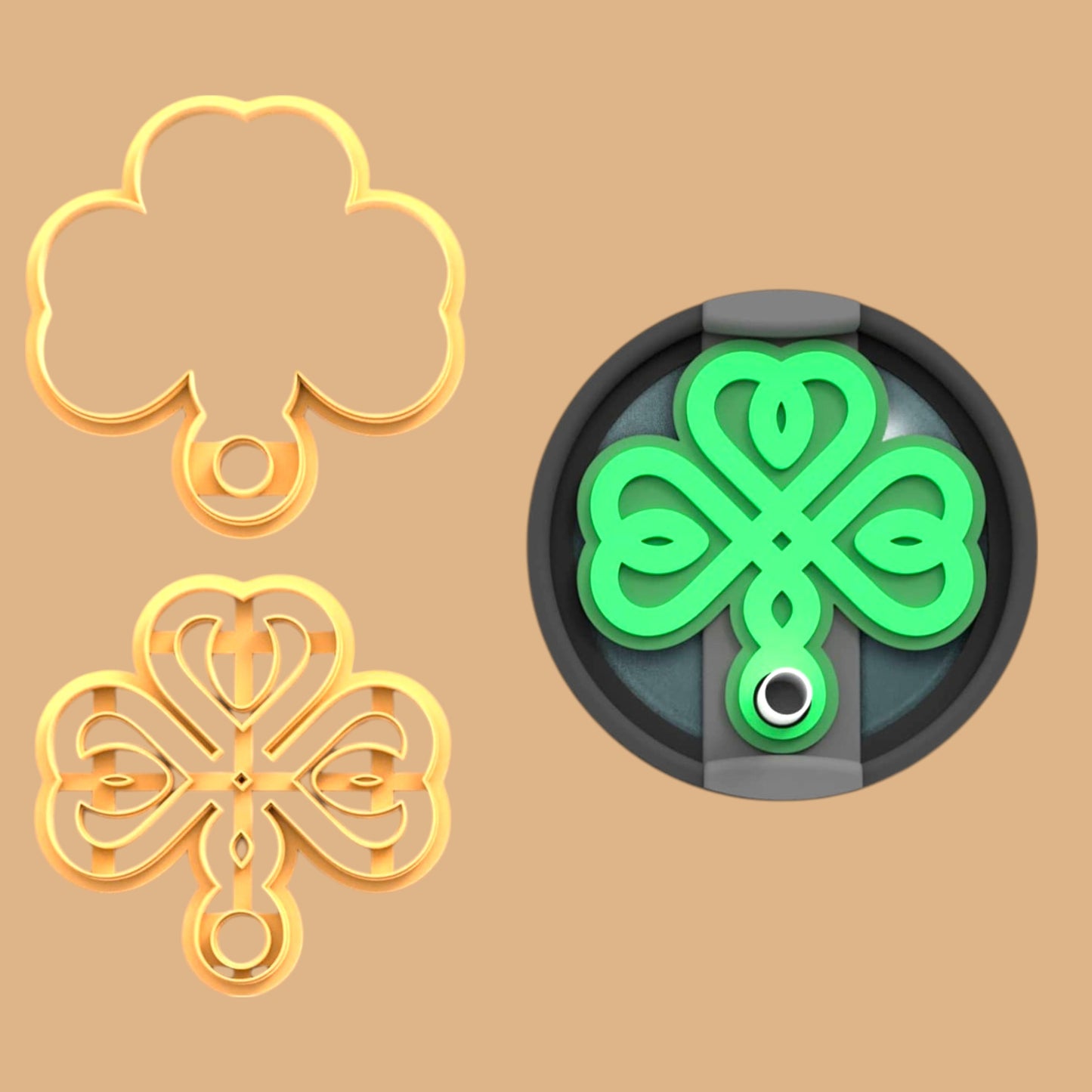 St Patrick Clover Stanley Topper Cutter