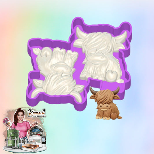 3D Highland Cow vent clip Freshie
