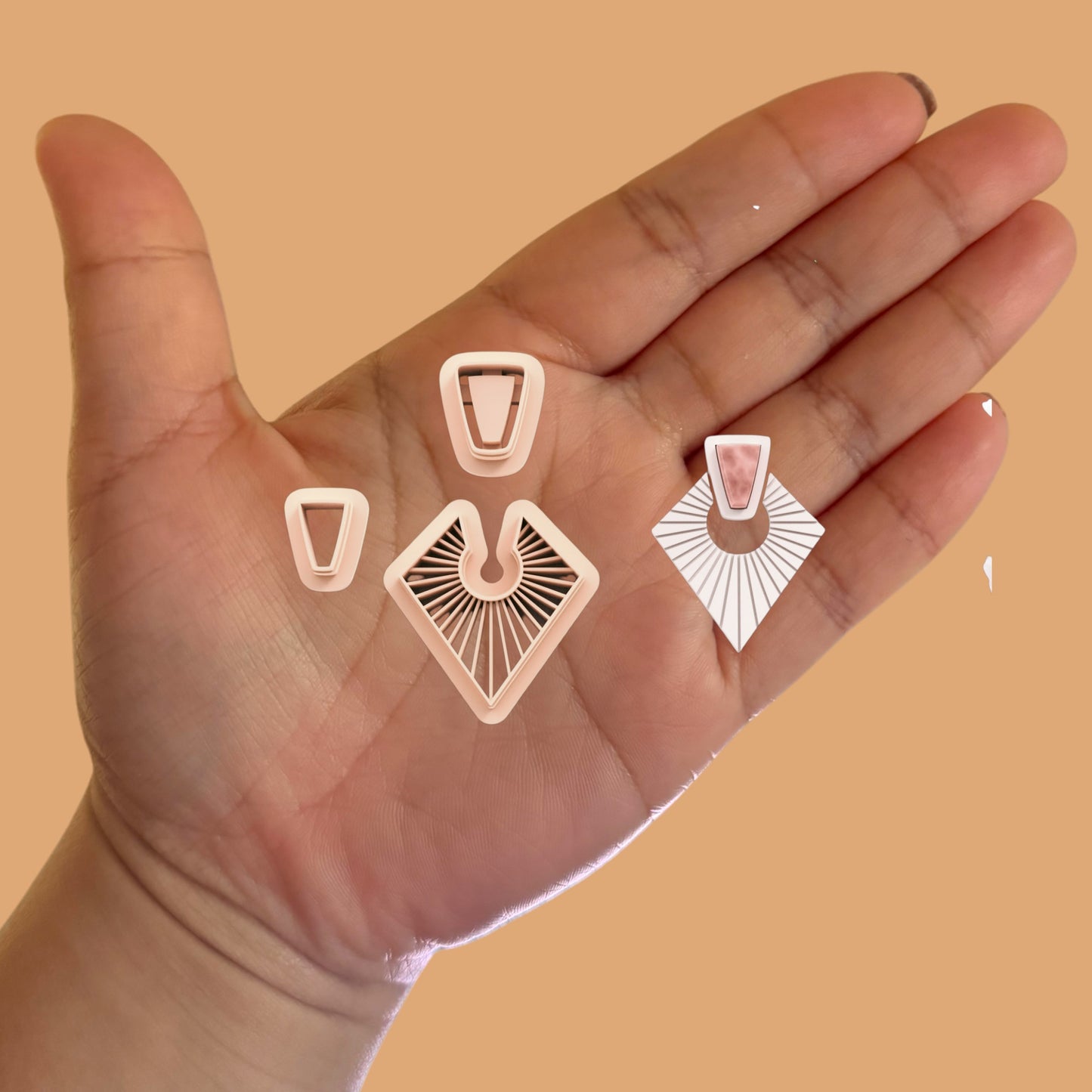 Art Deco Diamond Earring with Precious Stone