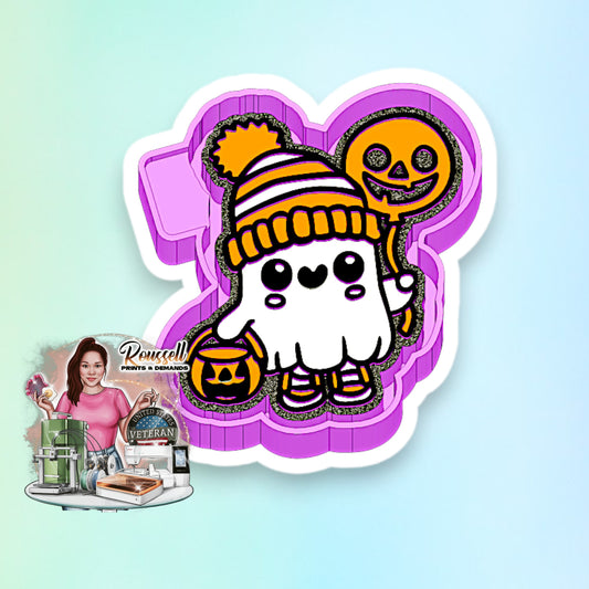Cute Ghost  Freshie  silicone mold