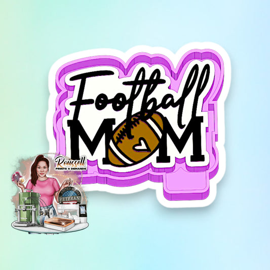Football Mom Freshie  silicone mold
