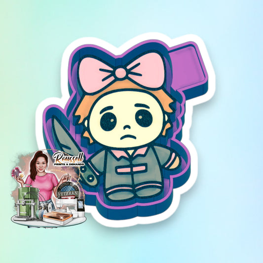 Cute Horror Coquette Michael  silicone mold