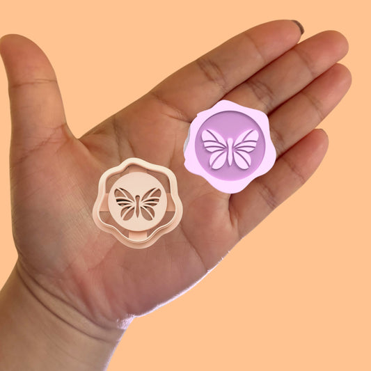 Wax Seal Butterfly Clay Cutters