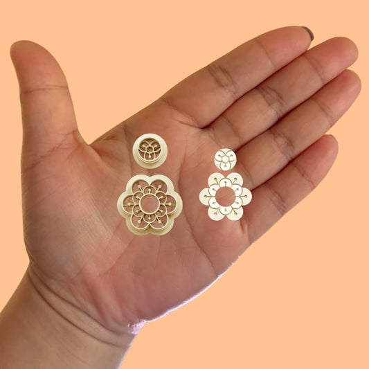Flower Outline Combo C Clay Cutters