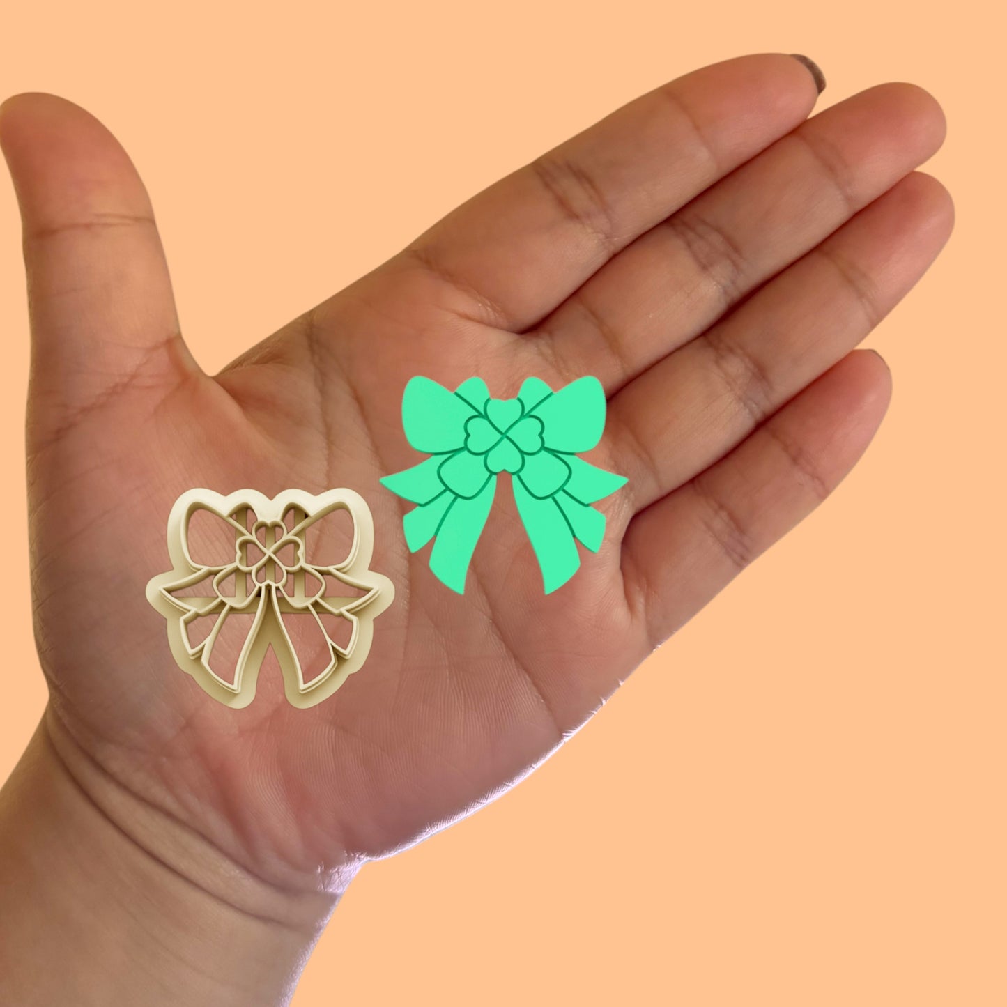 Clover Ribbon B St Patrick Clay cutter
