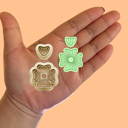 Clover Earring Combo B St Patrick Clay cutter