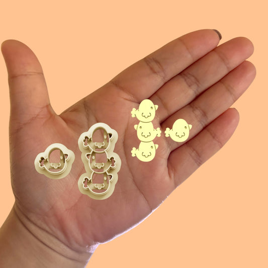 Chicken Trio Polymer Clay Cutter | Easter Clay Cutter