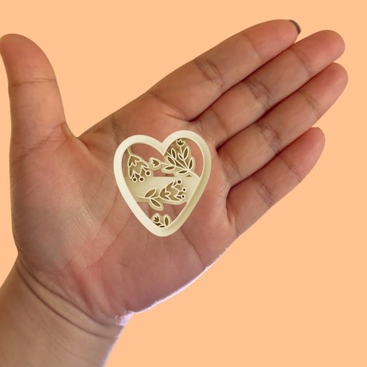 heart Flower #13 clay cutter