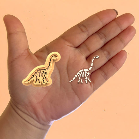 Brontosaurus Skeleton Polymer Clay Cutter